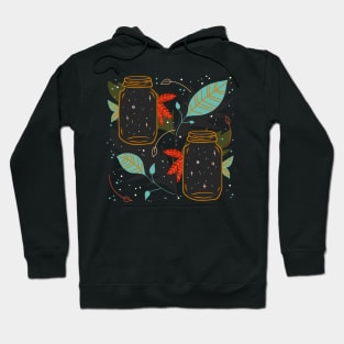 Magical Fairy Lights Mason Jar Galaxy Hoodie